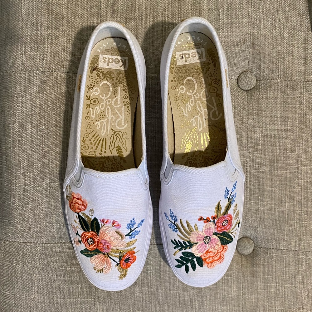 Rifle Paper Co. Platform Keds
